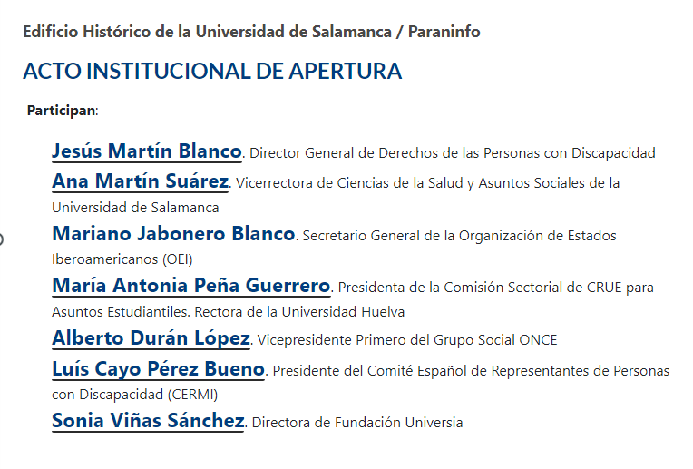 ¡¡Hoy arranca en #Salamanca nuestro VI Congreso Internacional Universidad y Discapacidad!!

No te pierdas la inauguración en nuestro canal de youtube 👇 #CIUD2023

youtube.com/live/6gPplVf56…