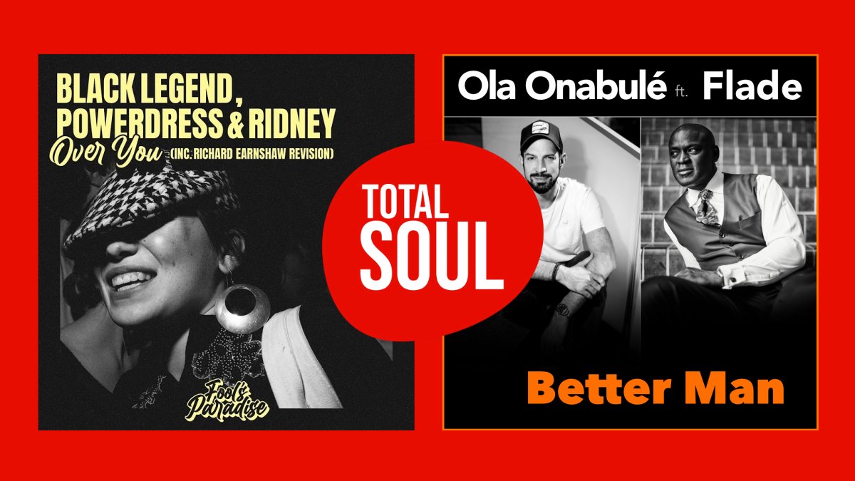 NEW MUSIC THIS WEEK ON TOTAL SOUL 🎹

▶️ 'Over You' from @BlackLegendLive, @IAmPowerdress and @ridney (@richardearnshaw Revision)

▶️ 'Better Man' from @OlaOnabule featuring Nick Flade

Listen at totalsoul.co.uk, on app or smart speaker!

#newmusic #totalsoul #soul #music