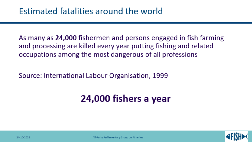 fisheriesappg's tweet photo. Next up to speak is Cor Blonk, Secretariat, who will present on @FISHplatform’s work to influence international standards and establish a global safety standard for #fishing. Want to listen? Sign up at https://t.co/nnLjrOsyLH. #FishingSafety https://t.co/jA6Ec1MpOe