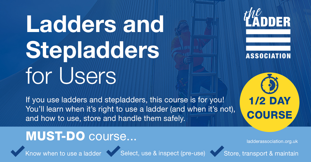 LadderAssoc's tweet photo. Ladder training is about much more than just using a ladder; it’s about understanding when it’s right to use a ladder (and when it’s not!), choosing the right ladder and knowing the steps to take to use your ladder safely: https://t.co/pO5eruSSUi
#laddersafety #laddertraining https://t.co/42C09926j7