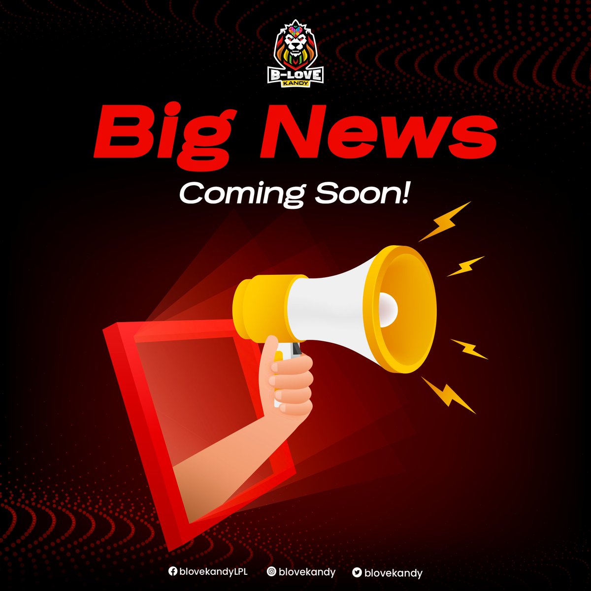 Big New Coming Soon... Any Guess? 🤔 #TeamKandy #BLoveKandy #KandyLions #ComingSoon