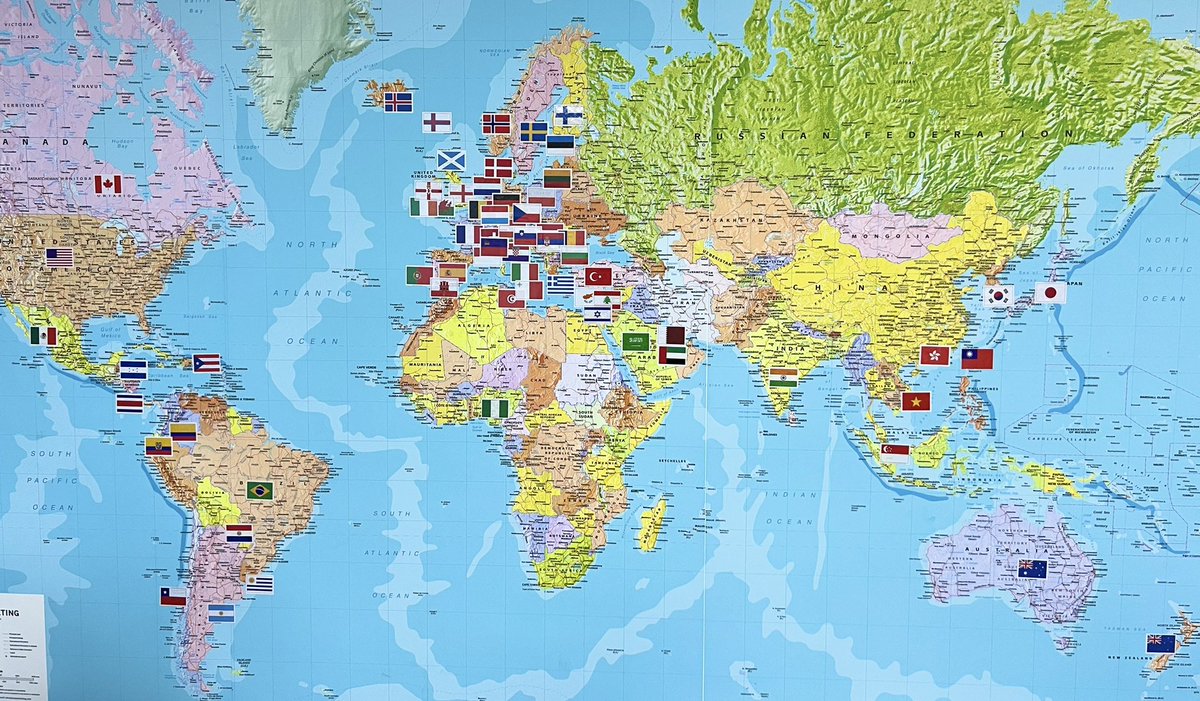 SurpriseShirts's tweet photo. Giveaway time! 🔥

We’ve sold a shirt to country 68 😍

How to win 👇
♻️ Retweet
✅ Follow @SurpriseShirts 
🗺️ Guess the country 

By the way, the country’s flag ISN’T on the map yet 😉

Good luck all! 🤝❤️ https://t.co/GMU55yJD7r