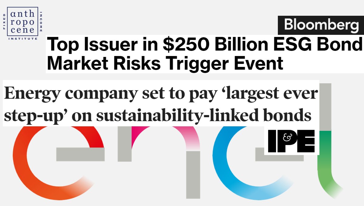 Anthropocene Fixed Income Institute (@fixedinstitute) on Twitter photo <a href="/Bloomberg/">Bloomberg</a> and <a href="/IPEnews/">IPE.com News</a> have covered our latest research analysing whether <a href="/EnelGroup/">Enel Group</a>, the world’s largest issuer of SLBs, will meet its targets for bonds worth $10.8B.
What does it mean for investors? anthropocenefii.org/afii-green-bon…
#investing #bonds #slbs <a href="/Bloomberg/">Bloomberg</a> and <a href="/IPEnews/">IPE.com News</a> have covered our latest research analysing whether <a href="/EnelGroup/">Enel Group</a>, the world’s largest issuer of SLBs, will meet its targets for bonds worth $10.8B.
What does it mean for investors? anthropocenefii.org/afii-green-bon…
#investing #bonds #slbs