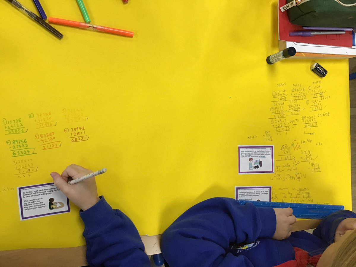 EhYear5's tweet photo. Year 5 are consolidating learning …graffiti style! https://t.co/uYf657dMv7