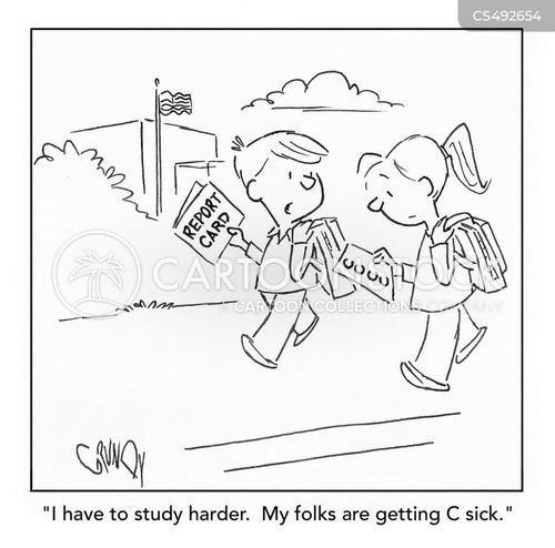 Cartoons of Teachers, Parents, and Students Dealing with School Report Cards https://t.co/Mt5VEpxvKu