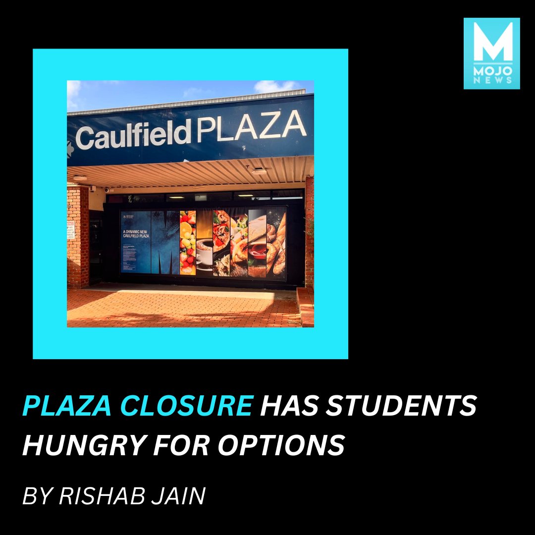 Some students are struggling to find food and grocery options between classes.

Words by Rishab Jain

bit.ly/caulfieldplaza…

#monash #caulfieldplaza #mojonewsau #studentjournalism #monashstudents #monashuniversity