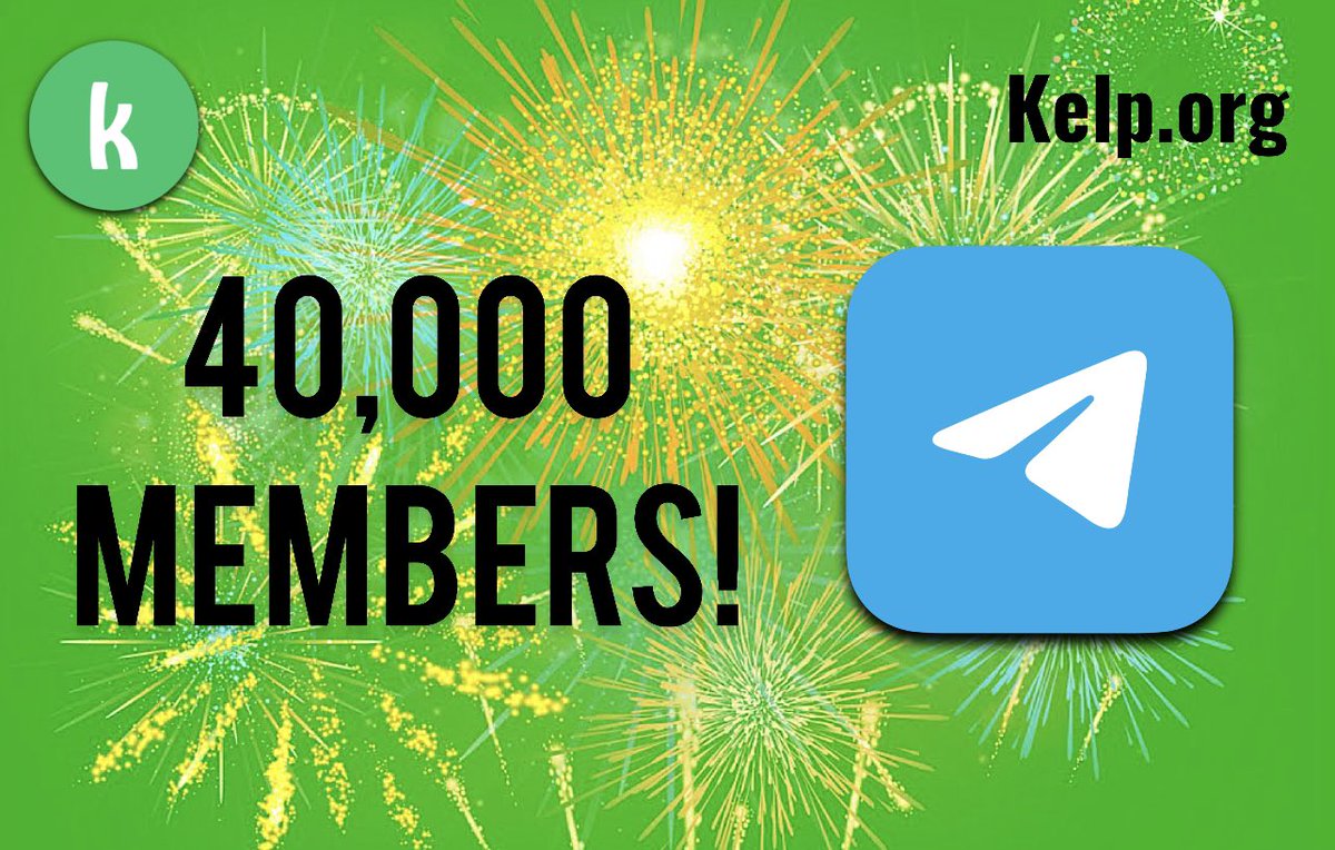 Join our #Telegram channel with currently over 40,000 members! Download and Install Kelp Mobile App and ‘Reserve Your Kelp’ with our Action Tasks system and referral link!!

t.me/kelpfinance

Kelp.org

#Crypto #cryptocurrency #ETH #BSC #MobileApp