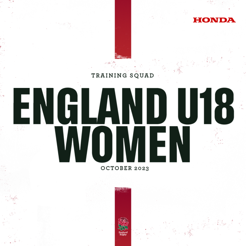 EnglandRugby's tweet photo. England U18 Women’s head coach James Cooper has named a 50-player squad for the upcoming training camp.

Tap below to see the full list ⬇️