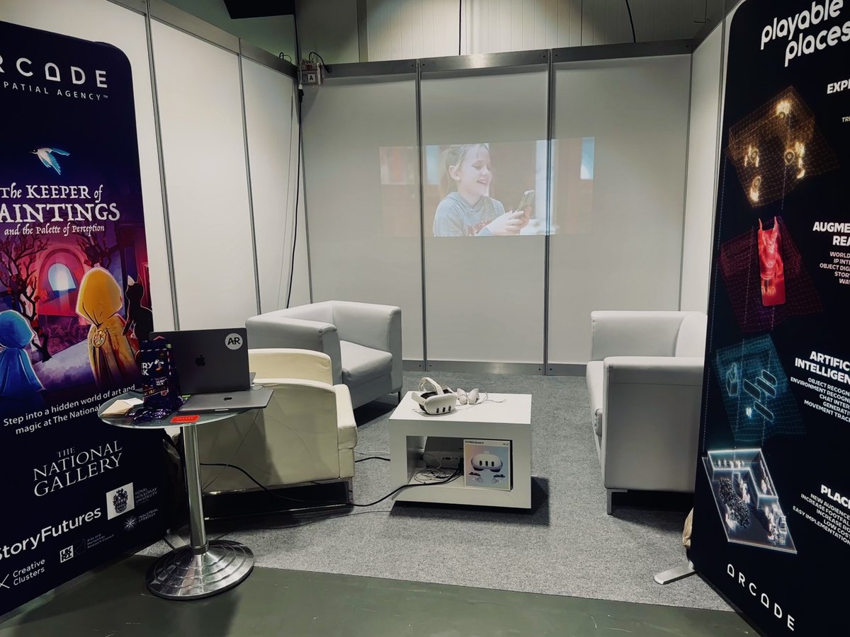 We’re at @ARealityEvent in Vienna this week exploring the latest and greatest in #XR innovation! Come and find us at booth 216 to learn how #mixedreality and #augmented storytelling can transform audience engagement for brands, fans, and arts and culture. #AWE2023