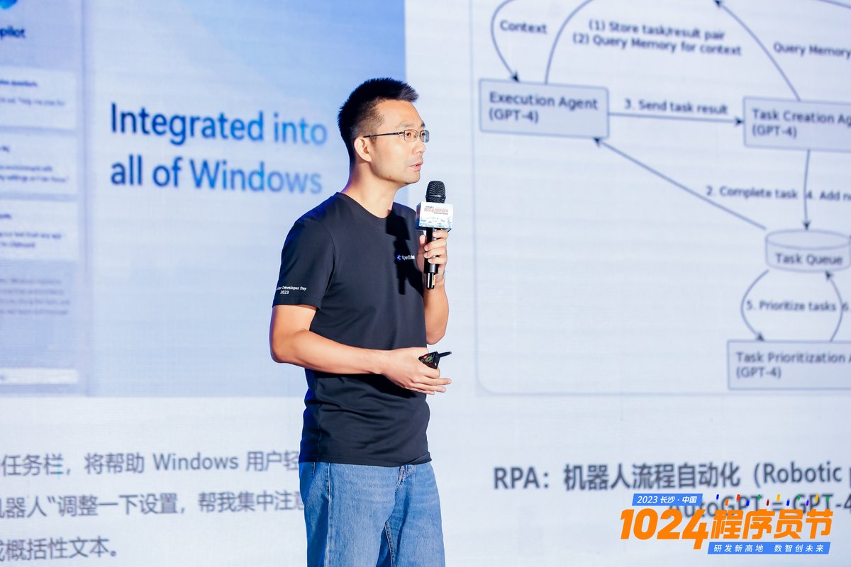#Changsha1024ProgrammerFestival
AI and open source are the core topics of this year's 1024 Programmer's Day Technology Heroes Conference
Global AI technology experts and open source enthusiasts gathered together to discuss how to lead the future on the road of AI and open source.
