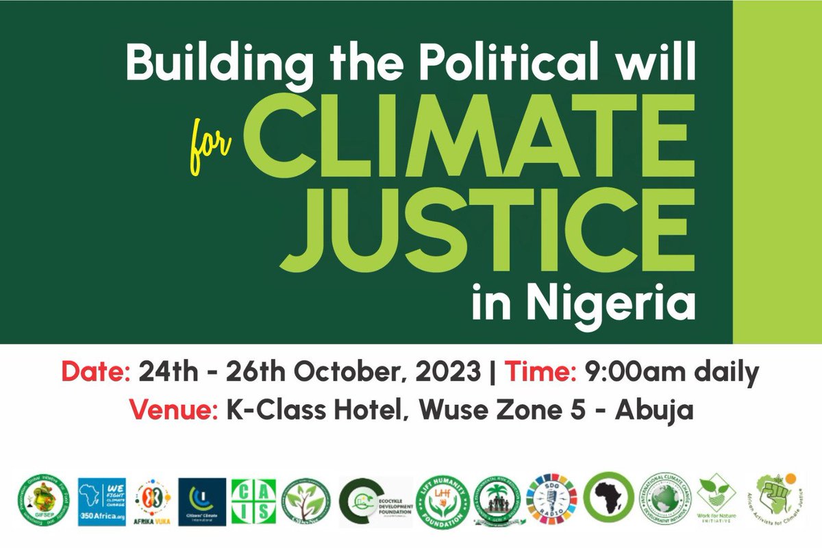 SDGRadioNG's tweet photo. #Sustainability #ClimateAction #GrassrootsClimate #ClimateJustice
#Vote4Climate
#AACJProject #SDGRadio #SDGRadioNG #BeTheFuture https://t.co/vwYjN8erpa