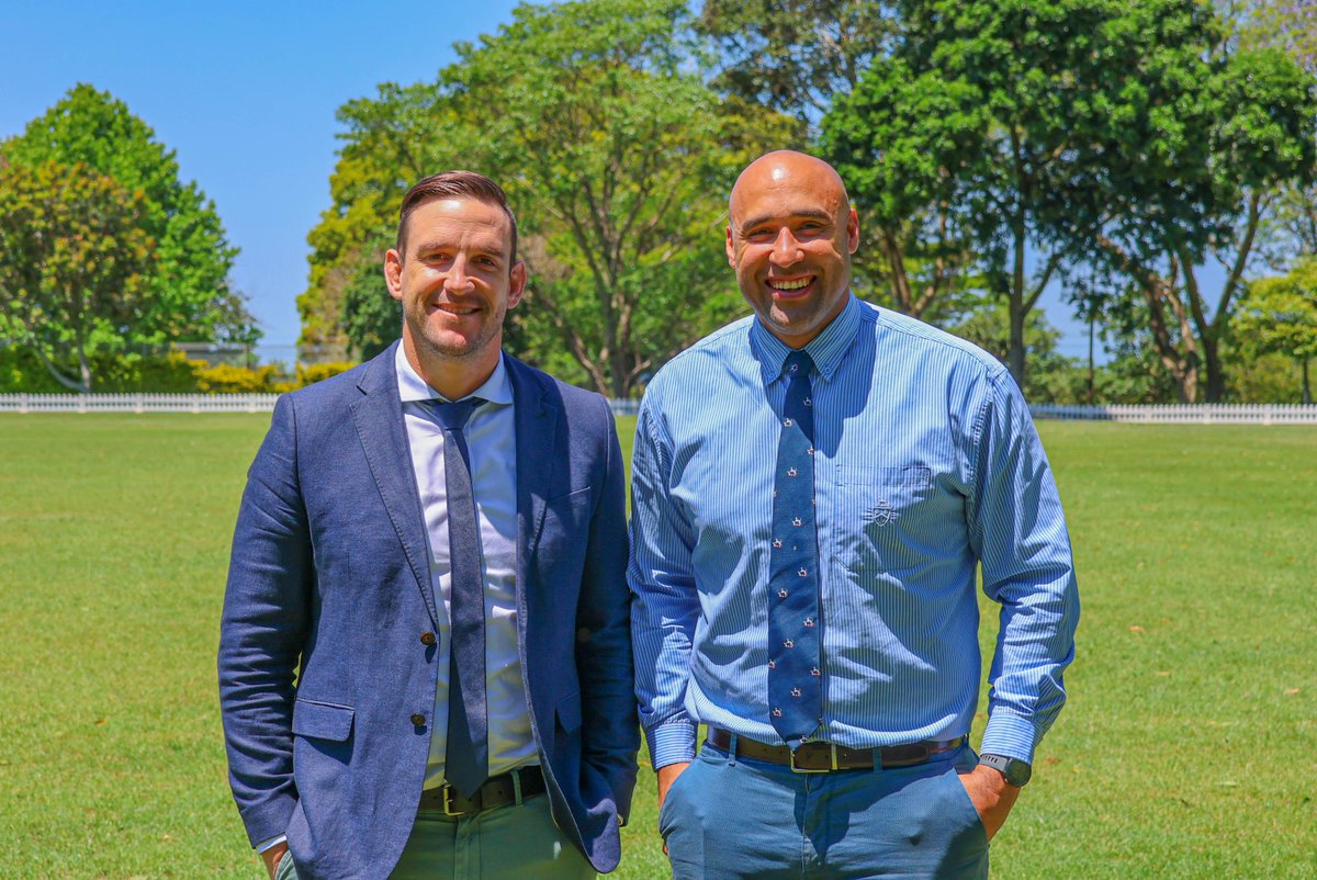 Kearsney College (@kearsneynews) on Twitter photo We are pleased to announce the appointment of <a href="/TheSharksRugby/">SharksRugby</a> legend Keegan Daniel as our Director of Rugby. Keegan earned a massive 273 caps for the Sharks & 5 Springbok caps.
Keegan was welcomed by his former teammate & current Sports Director at Kearsney, Mr Waylon Murray. We are pleased to announce the appointment of <a href="/TheSharksRugby/">SharksRugby</a> legend Keegan Daniel as our Director of Rugby. Keegan earned a massive 273 caps for the Sharks & 5 Springbok caps.
Keegan was welcomed by his former teammate & current Sports Director at Kearsney, Mr Waylon Murray.