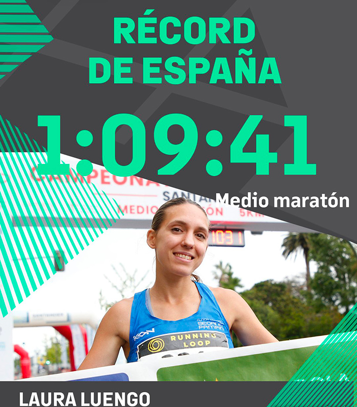 AytoPinto's tweet photo. 👏👏Enhorabuena a la atleta del club Running Pinto Seoane Pampin Laura Luengo por su récord de España en la Media Maratón de Valencia, este domingo🏃‍♀️

🤞🎖️Y mucha suerte en su objetivo de buscar plaza para los Juegos Olímpicos de París 2024. https://t.co/ttFIYqoJrl