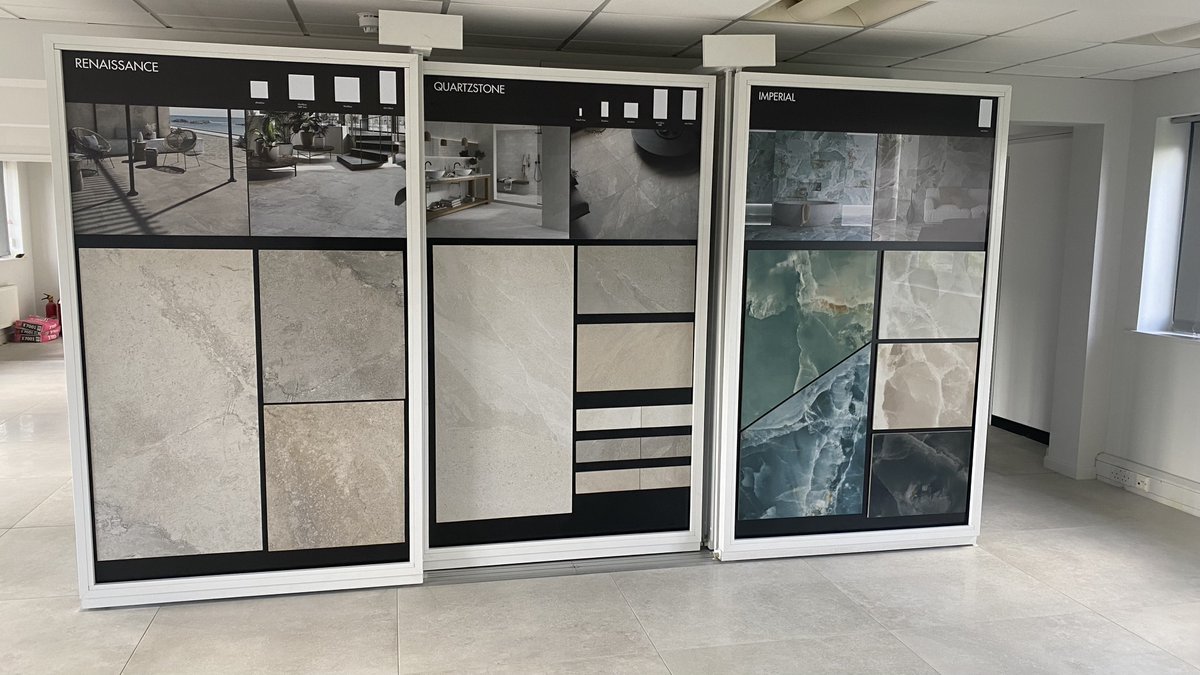 Our new showroom is coming along nicely, a great inspiration for your upcoming projects.
Pop in for a coffee and chat and get inspired by our wide range of collections - there's something for everyone!
P.S. How gorgeous does that floor look! 😍