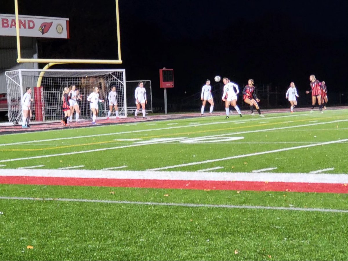CanfieldLocalSD's tweet photo. Congratulations to our Lady Cardinal soccer team on a 5-0 win in tournament play.  The season continues on Thursday night.  Also, a shout out to Hannah Wahib who broke the single season assist record.  Continued success ladies!! https://t.co/BwXbFuDI29