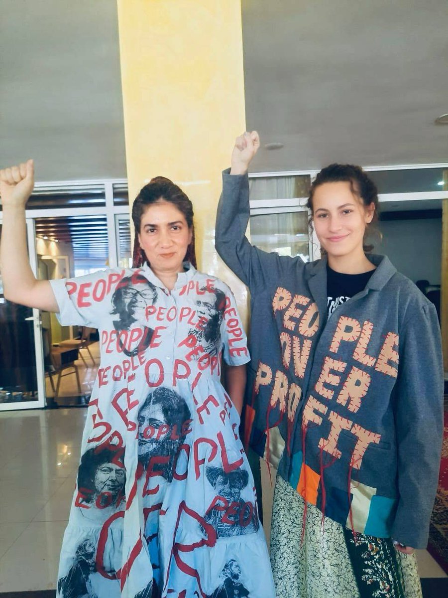 CSOPartnership_'s tweet photo. 📢THE #CPDE #UNMETGALA COMES TO #MOROCCO!📢We sent our #PEOPLEOVERPROFIT attires & bandanas to partners who went to the #IMF-#WorldBank meetings! #CSOPartnership #CivilSociety #Development #DevCoop #CSOs #EnableCSOs #EnablingCivilSociety #Agenda2030 #SDGs #DevelopmentFinance #Aid https://t.co/awgTPyrq0k