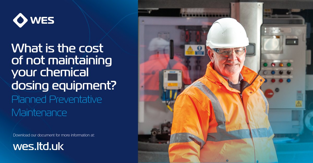 wes_group's tweet photo. What is the cost of not maintaining your chemical dosing equipment?

To optimise performance, avoid equipment failures and minimise related costs, these systems must be properly maintained.

Click the link below to download our document: https://t.co/W0EFLvXlHw https://t.co/qdbWCWKZs0