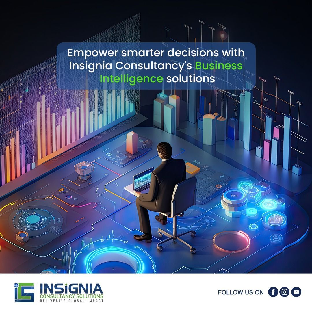 InsigniaCS's tweet image. Let&apos;s empower smarter decisions with Insignia Consultancy&apos;s Business Intelligence Solutions. Gain the competitive edge and elevate your strategies in today&apos;s dynamic market. 

#BusinessIntelligence #DataDrivenDecisions #AnalyticsSolutions #EmpowerYourBusiness