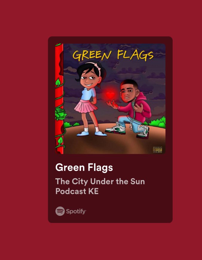 ratchet_or's tweet photo. In this episode we discuss potential green flags in a partner and the roles assigned to those dating. Available on Spotify like and Share.  Open spotify https://t.co/iNpYCR3kj1 https://t.co/fWGWADKW84