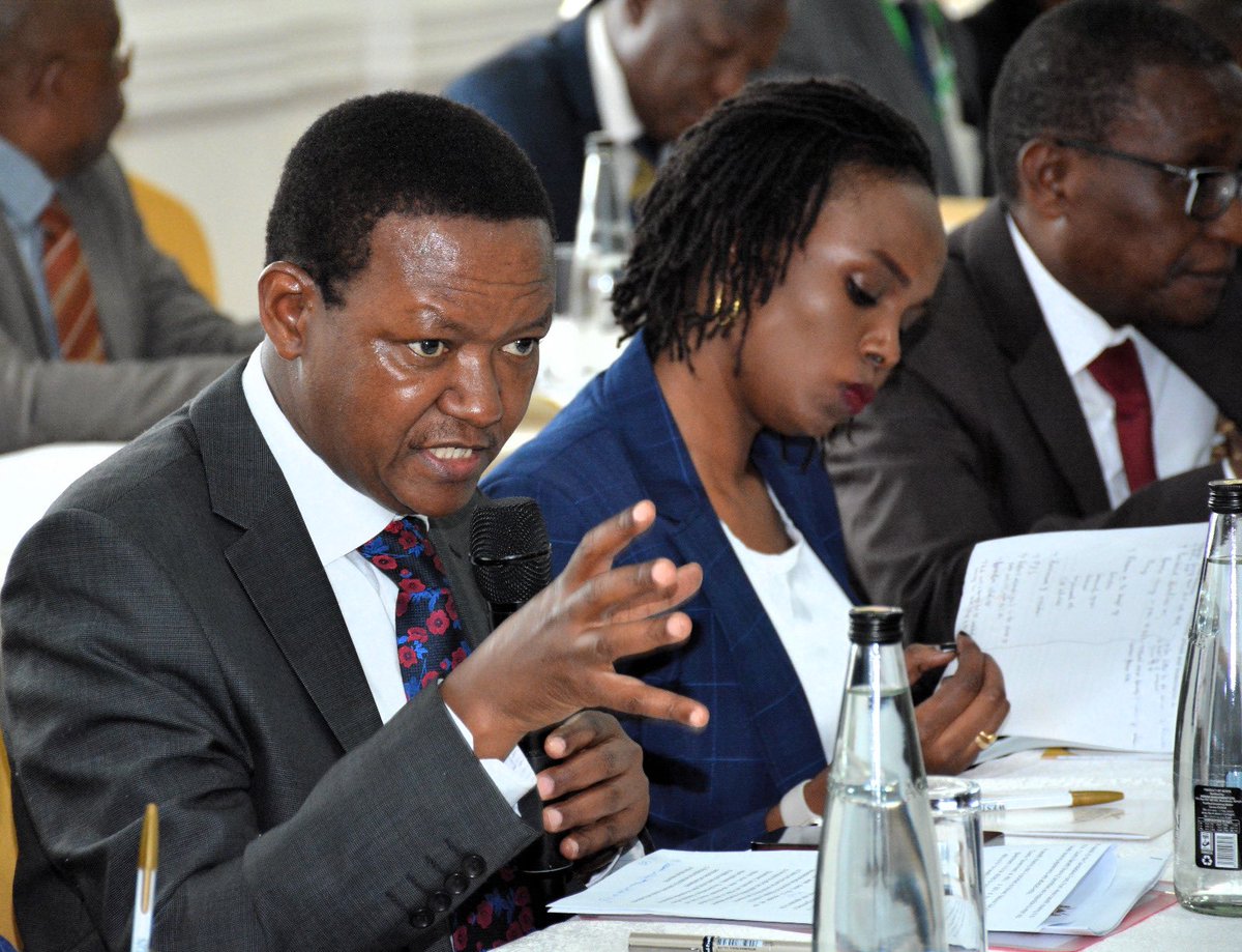 DrAlfredMutua's tweet photo. This morning, I presented my ministry's perspective on the Natural Resources (Benefits Sharing) Bill to the National Assembly's Committee on Environment, Forestry, and Mining. This legislation, previously approved by the Senate in early August, is currently undergoing public participation in the National Assembly.
