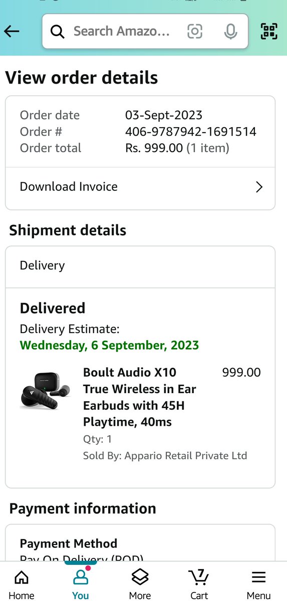 ShaswatJha68114's tweet image. "Hey @amazon, I placed an order and need my invoice for reimbursement, but it's not downloading. Can you please help me out?" #customerhelp #amazon #invoiceissue