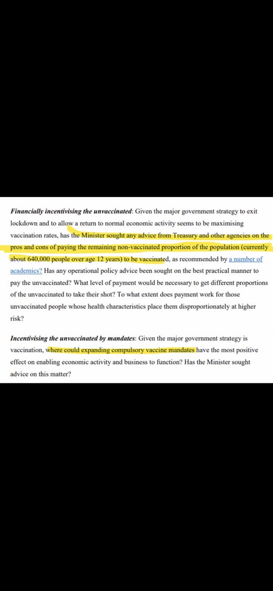 RoseVision2's tweet photo. @VeronicaGlamis Speaking of hiding…
What was in the contract Ardern signed with Pfizer on behalf of ALL New Zealanders?
Did you know they were going to bribe unvaxxed with $ (not KFC)
What of the 11,000+ ‘secret’ exemption’s for the medical profession?
So many questions
#Laborious https://t.co/cla8qRYmls