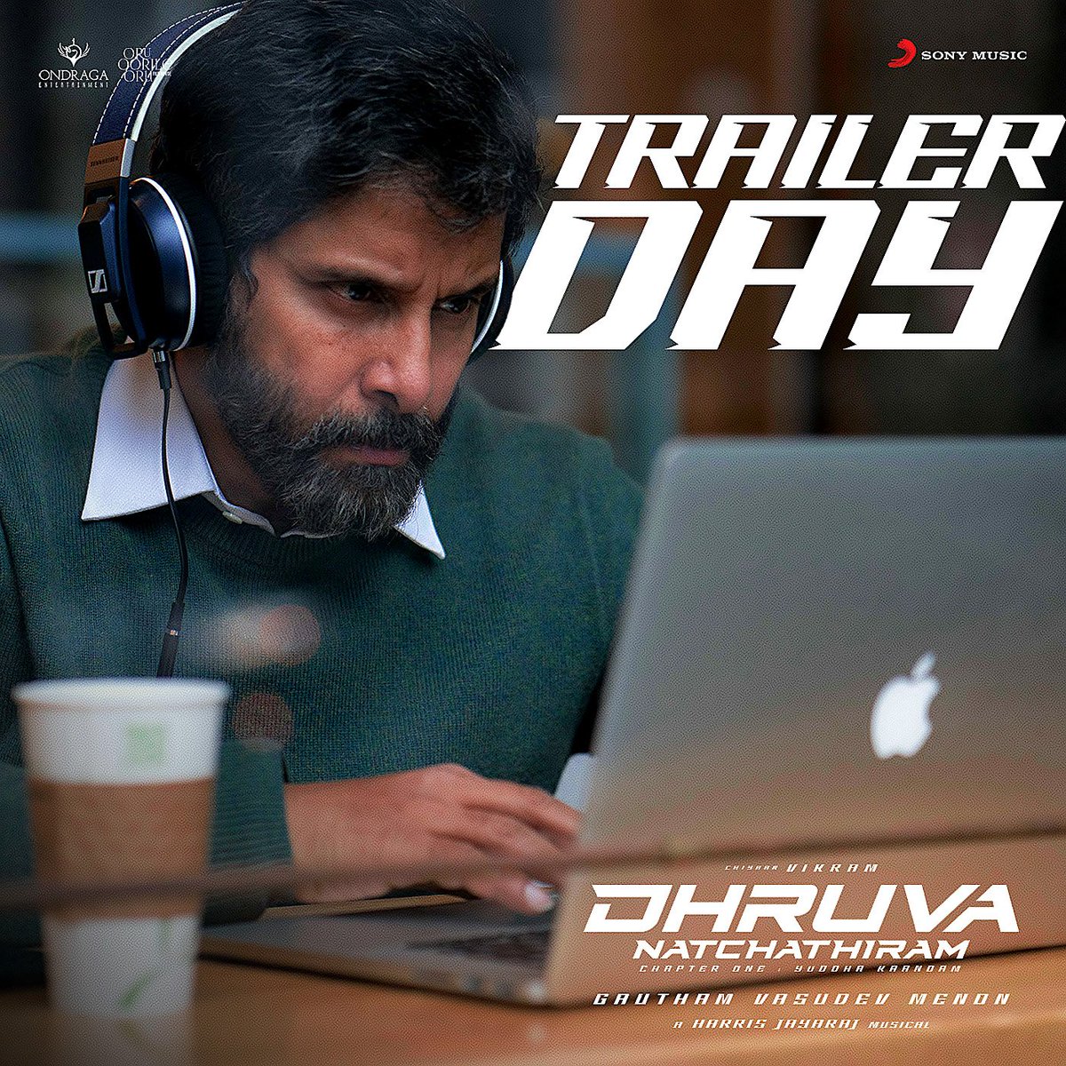 SonyMusicSouth's tweet photo. IT IS THE #DhruvaNatchathiramTrailer DAY ❤️‍🔥

5️⃣PM TODAY 🔥

➡️ https://t.co/VoAdVvpJZY

#DhruvaNatchathiram #DhruvaNatchathiramFromNov24

@chiyaan @menongautham @OndragaEnt @Jharrisjayaraj @oruoorileoru https://t.co/rcWthjPpBg