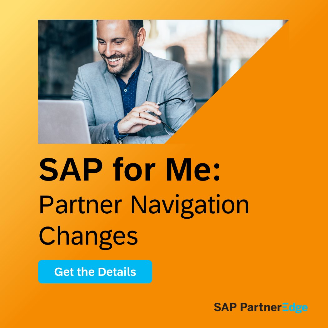 SAP's @aineoflynn_PXMP shares the recent SAP for Me improvements to the navigation and structure of #SAPPartner-specific dashboards. These changes have been made based on your feedback and to prepare for new features planned soon. imsap.co/6011udhb1