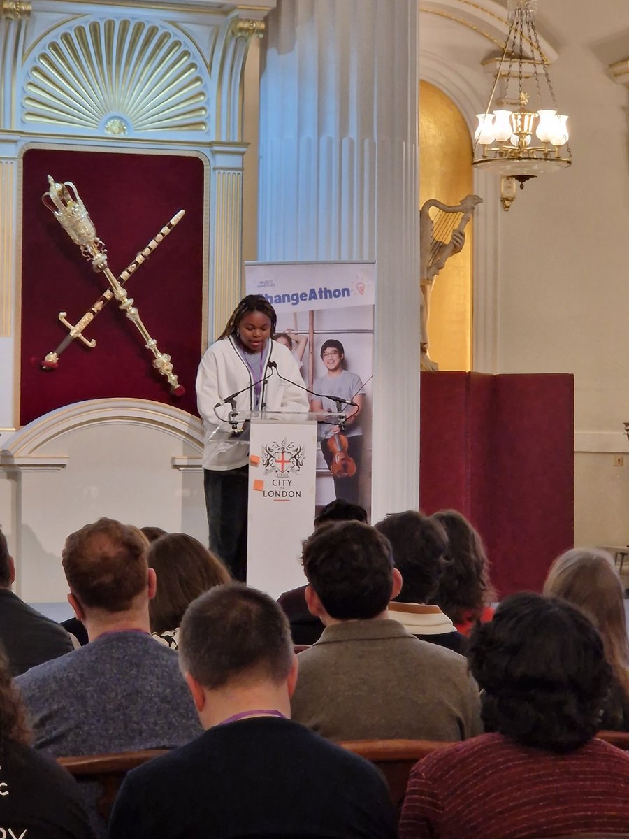 AshRoye's tweet photo. Our first change champion takes to the stage #Changeathon https://t.co/Be9myyABO9