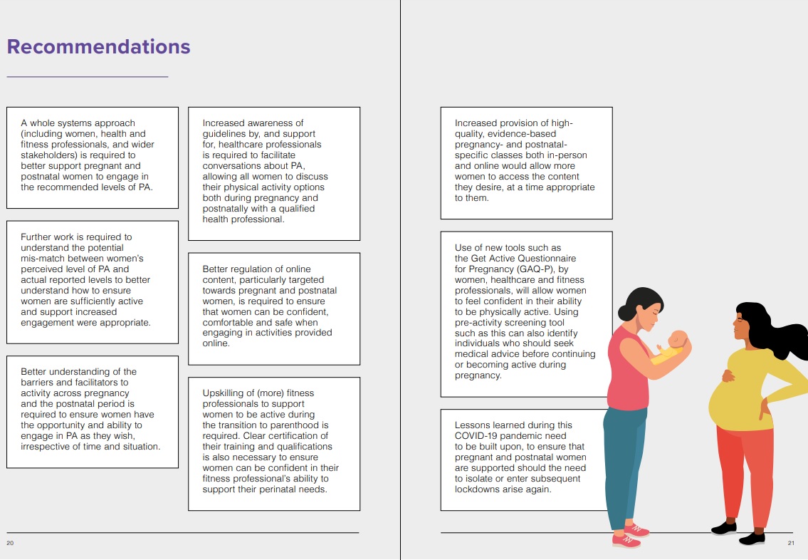 MRC Epidemiology Unit (@mrc_epid) on Twitter photo Report makes nine key recommendations to adopt a whole systems approach to better support #physicalactivity in pregnant and postnatal women, upskill more fitness professionals, and ā¬ļøprovision of high quality pregnant & postnatal classes.
Read: activepregnancyfoundation.org/_files/ugd/4c6ā¦
(5/n) Report makes nine key recommendations to adopt a whole systems approach to better support #physicalactivity in pregnant and postnatal women, upskill more fitness professionals, and ā¬ļøprovision of high quality pregnant & postnatal classes.
Read: activepregnancyfoundation.org/_files/ugd/4c6ā¦
(5/n)