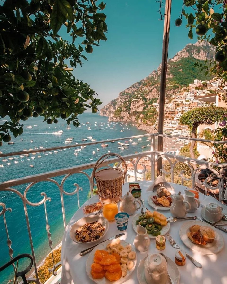 Breakfast in Italy.