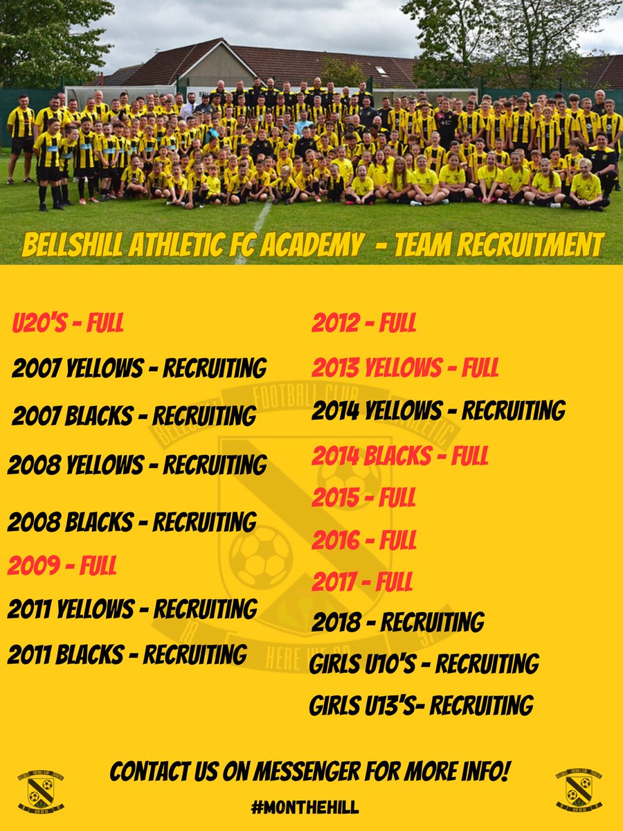 If you know anyone looking for a team, let them know that they can join the great setup here with a path leading right up to junior football. Contact us on Messenger if you are interested.