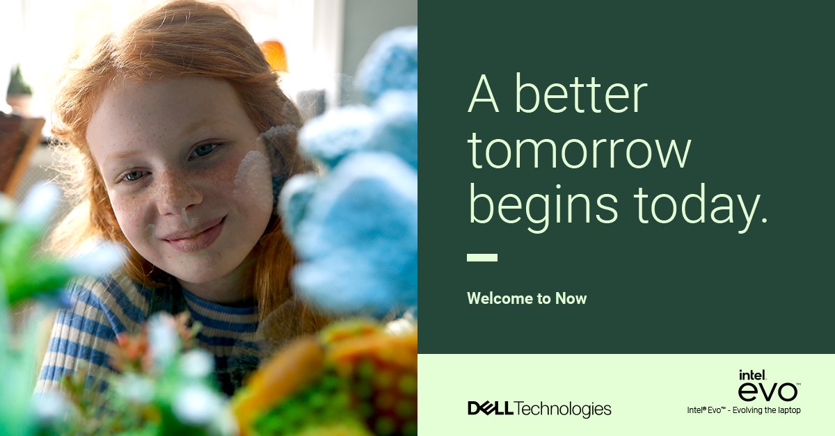 Now is the time to choose advanced technology designed to protect the planet. Technology that turns the ideas of today into the change of tomorrow. dell.to/3PNMuA0   #DellTech #Intel #ConnectedCIO