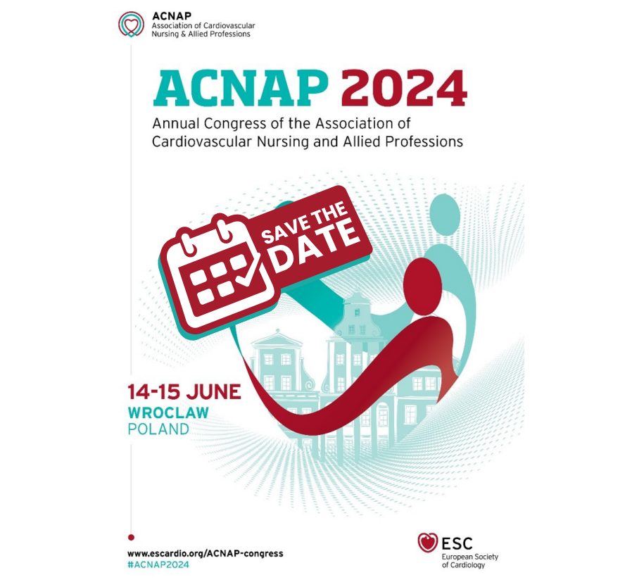 Save the date! #ACNAP2024 📆June 14-15, 2024 🌍Wroclaw, Poland More info will follow: escardio.org/Congresses-Eve…