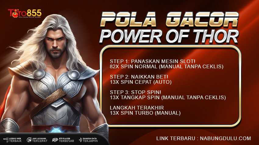 toto855official's tweet photo. Pola Gacor Power of Thor Hari ini broku... Silahkan dicoba hanya di TOTO855    
  
🔥 Link Daftar / Masuk : https://t.co/mHxVQiJbDs 
📷 Link Alternatif : https://t.co/Ycxwi4l5TO 

#toto855 #slotgacor #slotgacorhariini #gatesofolympus https://t.co/GKZtVKdyzO