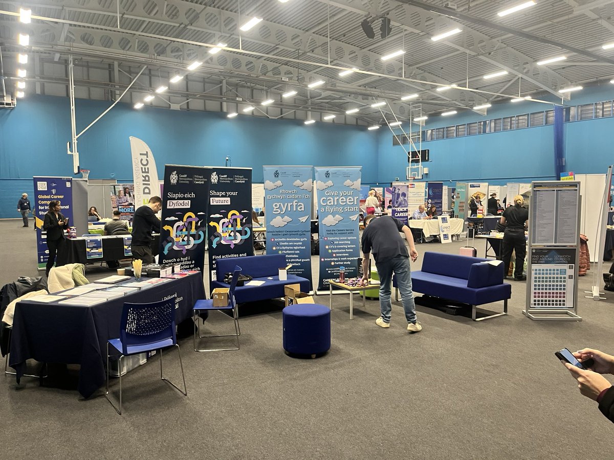 It’s career fair day <a href="/cardiffmet/">Cardiff Metropolitan University</a> don’t forget to head to Cyncoed <a href="/ArchersArena/">Archers Arena</a> to meet your potential future employers <a href="/CareersCSSHS/">CardiffMetCSSHSCareers</a>
