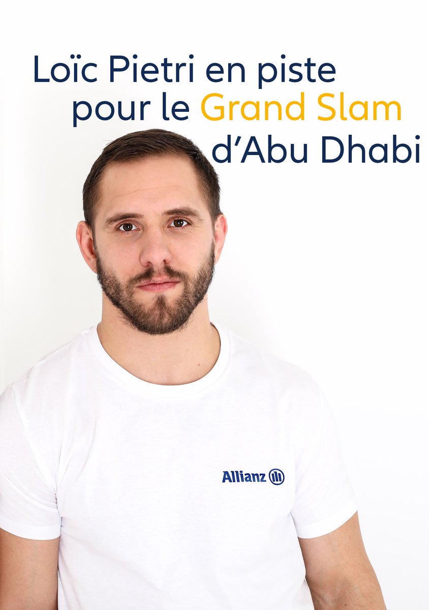Tous derrière <a href="/PietriLoic/">◇◆◇◆Pietri Loïc◆◇◆◇</a> pour le Grand Slam d’Abu Dhabi 👊

#TeamAllianz #JudoAbuDhabi