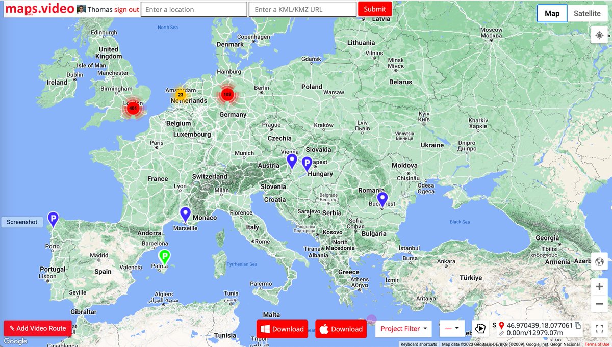 MapsVideo's tweet photo. Check out this private video route in Hungary! Got a GoPro? Sign up to start adding your own private video routes!

https://t.co/tRG136veP3

#streetview #GoPro #Roadsurvey #potholes #pavement #pavementsurvey #geospatial #mobilemapping #gis #esri #ArcGIS #ArcGISPro #ArcGISOnline https://t.co/C5DVEDiWuD