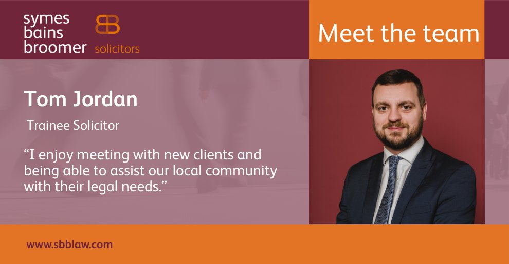 Meet Tom Jordan - Trainee Solicitor

He finds great satisfaction in the role and enjoys working with his dedicated colleagues. Tom takes particular delight in meeting new clients and providing support to local individuals with their legal needs. 

#meettheteam #traineesolicitor