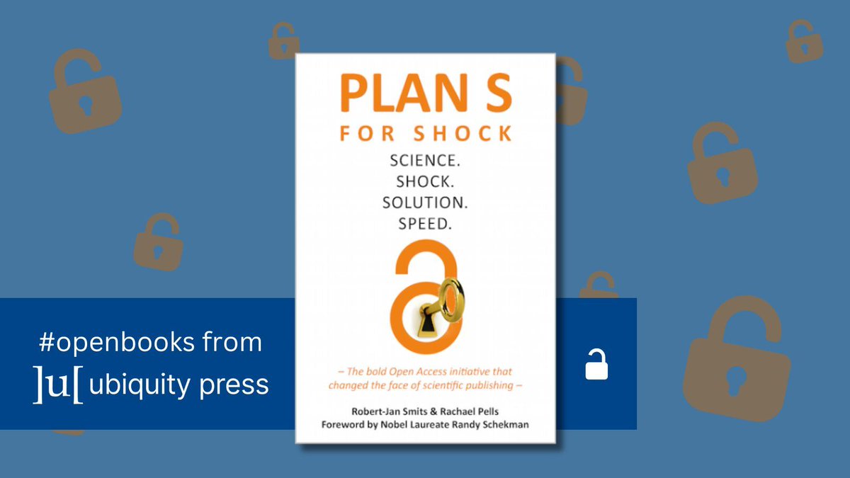 What better time than #OAWeek23 to read the story of #OA? 'Plan S for Shock' by Robert Jan Smits and @RachaelPells explores how the bold Plan S initiative kickstarted a world-wide shift in attitudes towards #OA. Read it in #openaccess now: buff.ly/3Q2TXKa #openbooks🔓📖