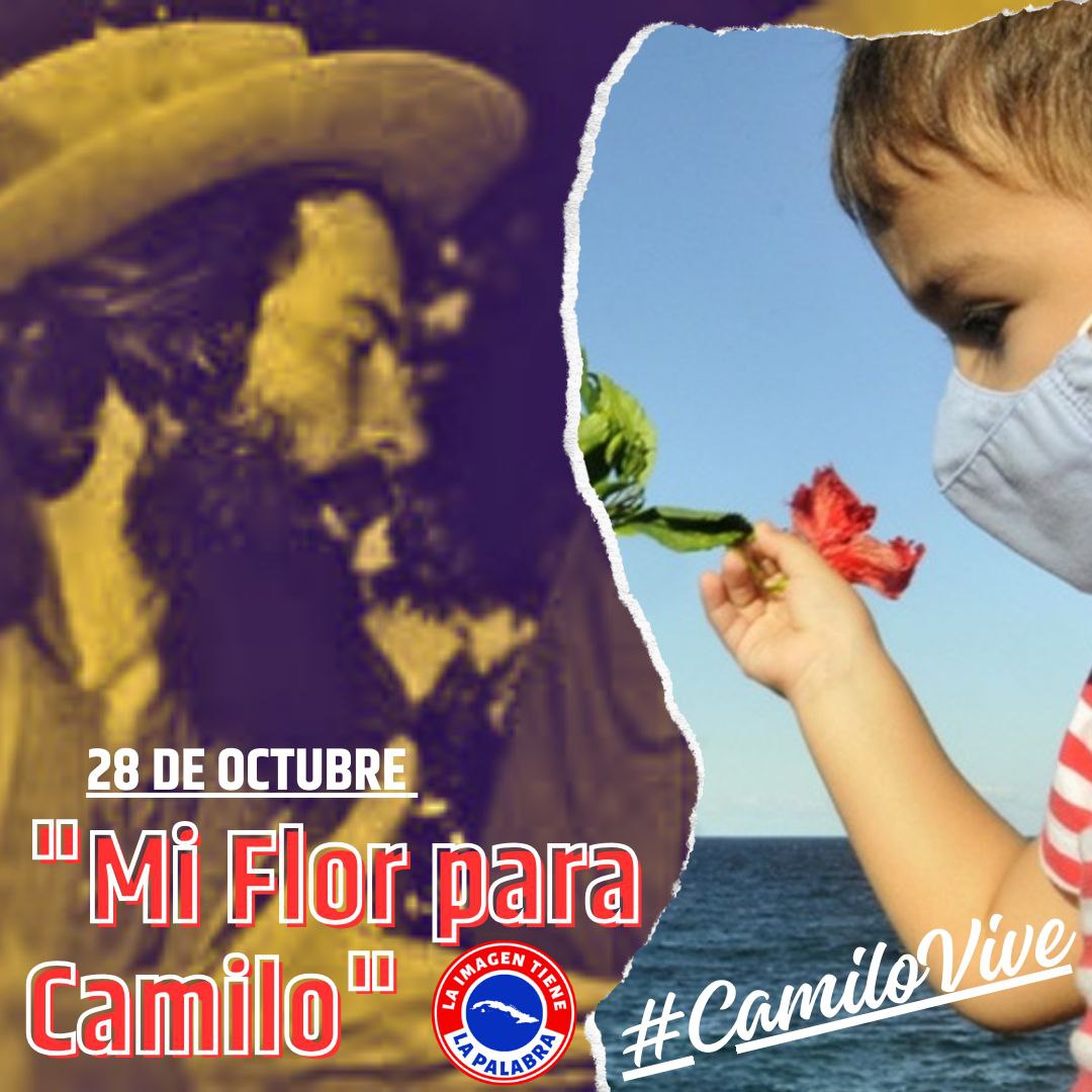 #FidelPorSiempre “Camilo estaba claro sobre lo que significaba revolución: no en balde tenía antecedentes revolucionarios en su familia, fue trabajador humilde, bebió desde la cuna ideas revolucionarias, tenía tremendo temperamento revolucionario, alma revolucionaria” #CamiloVive
