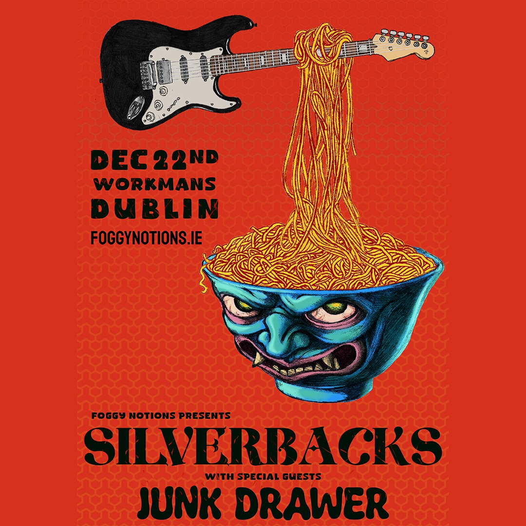Delighted to announce we'll be playing two shows with good friends <a href="/junkdrawerband/">Junk Drawer</a> 

Dec 8th Ulster Sports Club in Belfast
Dec 22nd a <a href="/foggynotions/">Foggy Notions</a> show in <a href="/WorkmansDublin/">The Workmans Club</a> 

🎟️ Tickets go on sale Thursday 26th October.