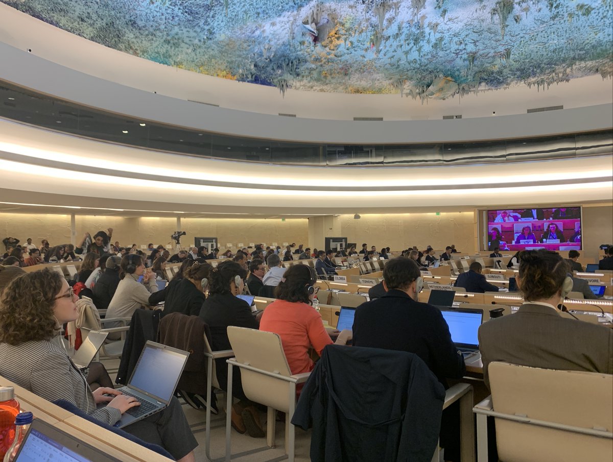 FIANista's tweet photo. 2nd Day of the #BindingTreaty negotiations on Transnational Businesses & Human Rights 🧵
🗣️Finally, civil society takes the floor after the general remarks of the States.
#RightsforPeopleRulesforCorporations #F4BT https://t.co/NnyLoq6gl8