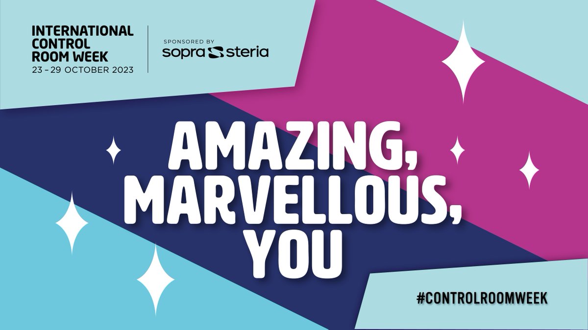 This week is for you! Our amazing #HeadsetHeroes who miss birthdays, Christmases, and bedtimes so that we don't have to. When we need you, you're there and for that, we're eternally grateful.

#ControlRoomWeek @Soprasteria