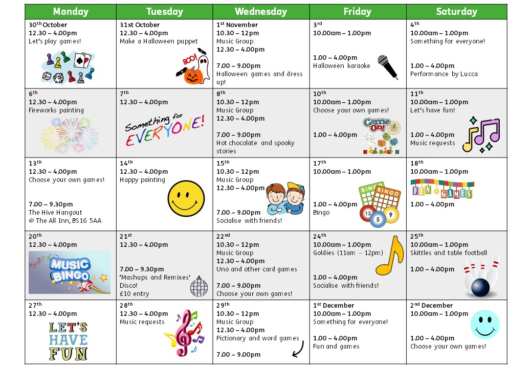 Our November activity sheet is here!