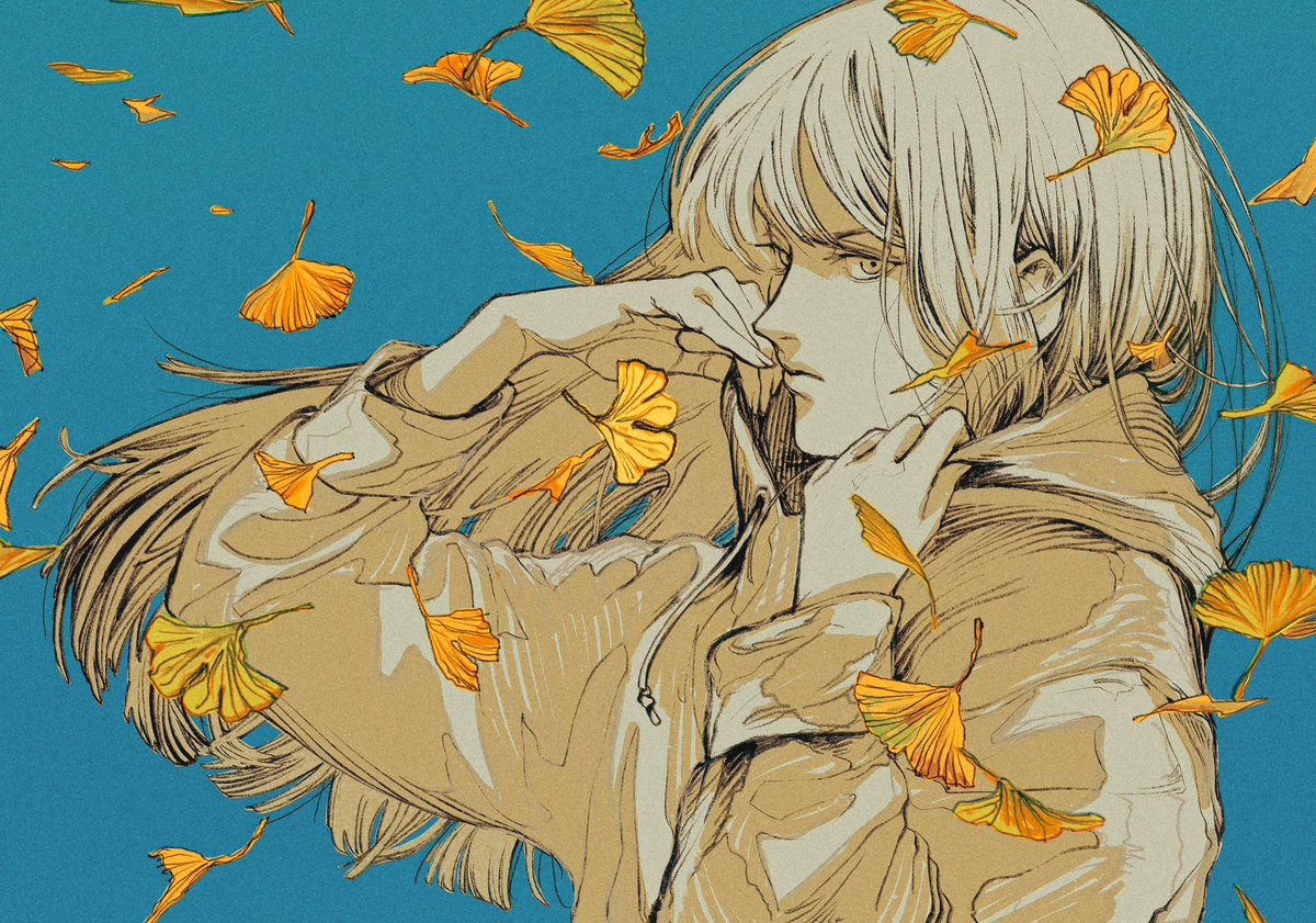 「晩秋」|たけもとあかるのイラスト