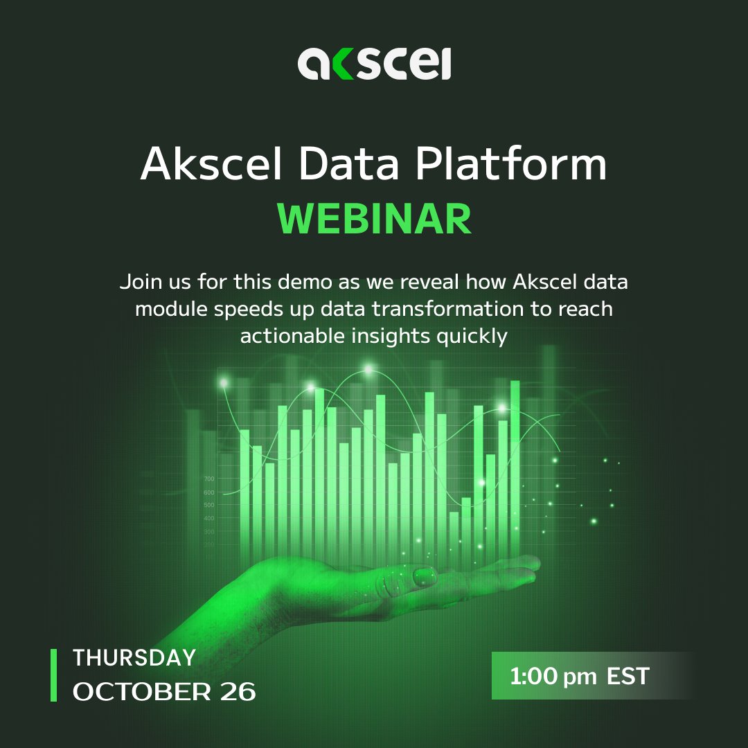 arshil_llc's tweet photo. Join us on October 26th at 1:00pm EST for an insightful webinar showcasing the data transformation and management capabilities of Akscel.   

🔗Register here: https://t.co/Mq12EpLYWw 
🔗Meeting link: https://t.co/K8mH6TaRvy…   

See you there! #Arshil #Akscel #DataScience https://t.co/8wpOdxOD8k