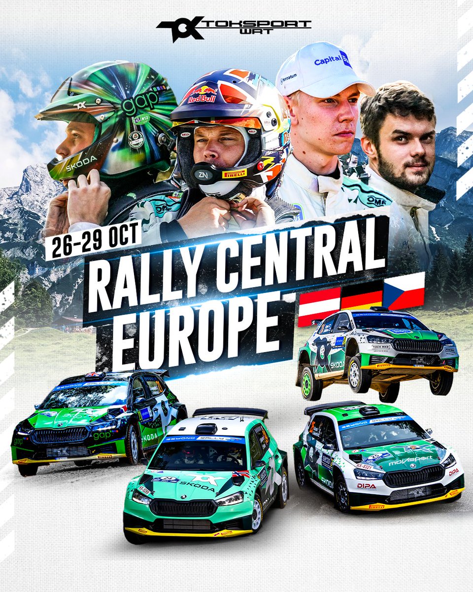 toksportwrt's tweet photo. Home round ๐ก @cerwrc ๐ฉ๐ช๐จ๐ฟ๐ฆ๐น
#ToksportWRT #SkodaFabiaRSRally2 #SkodaMotorsport #EvolutionOfSuccess #WRC #CER https://t.co/mngkJ4HClQ