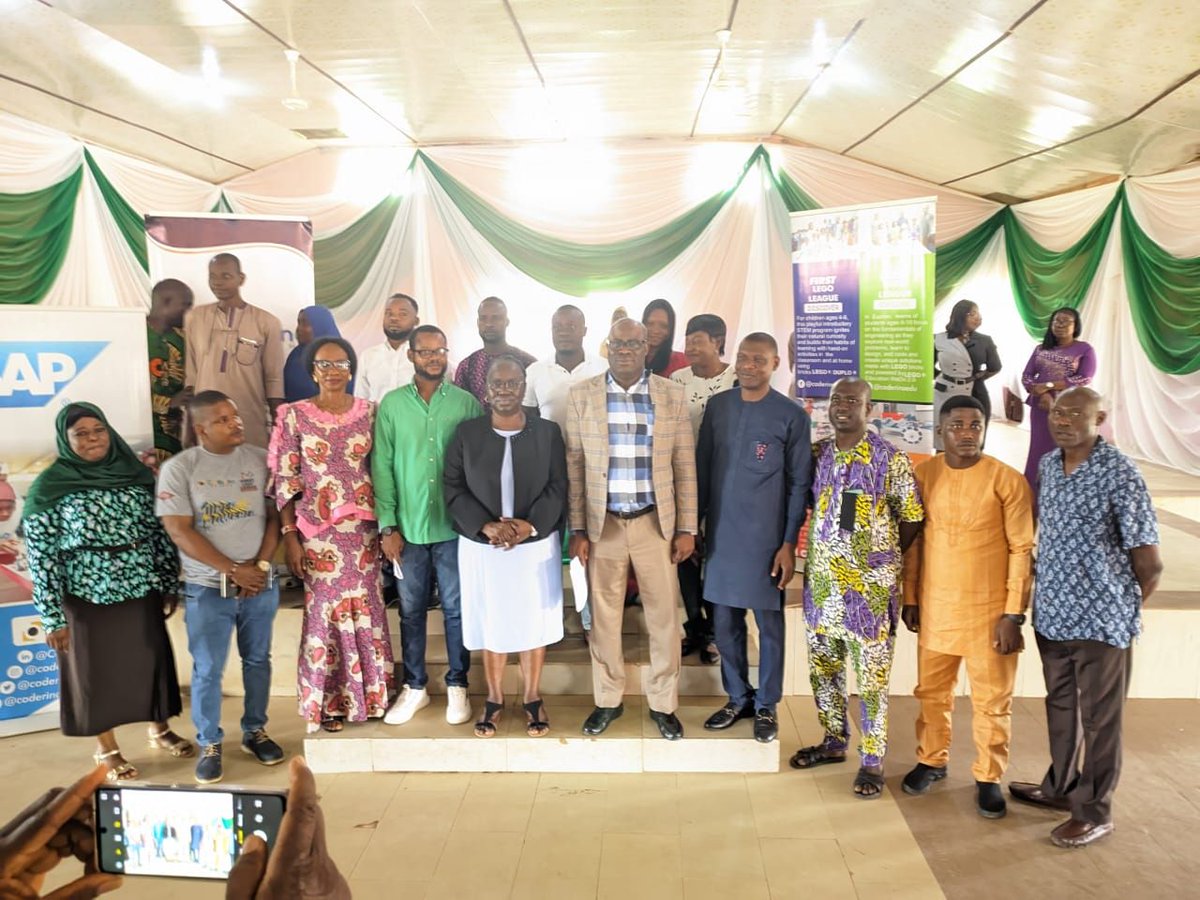 coderina's tweet image. What an eventful day
The Training workshop for FLL coaches of all FEDERAL UNITY COLLEGES held at FEDERAL SCIENCE AND TECHNOLOGY COLLEGE, OROZO, ABUJA was a success.
#coderinaib
@sap4good @dowNewsroom @NigEducation @FIRSTLEGOLeague @Ford @firstweets @LEGOFoundation
#steam