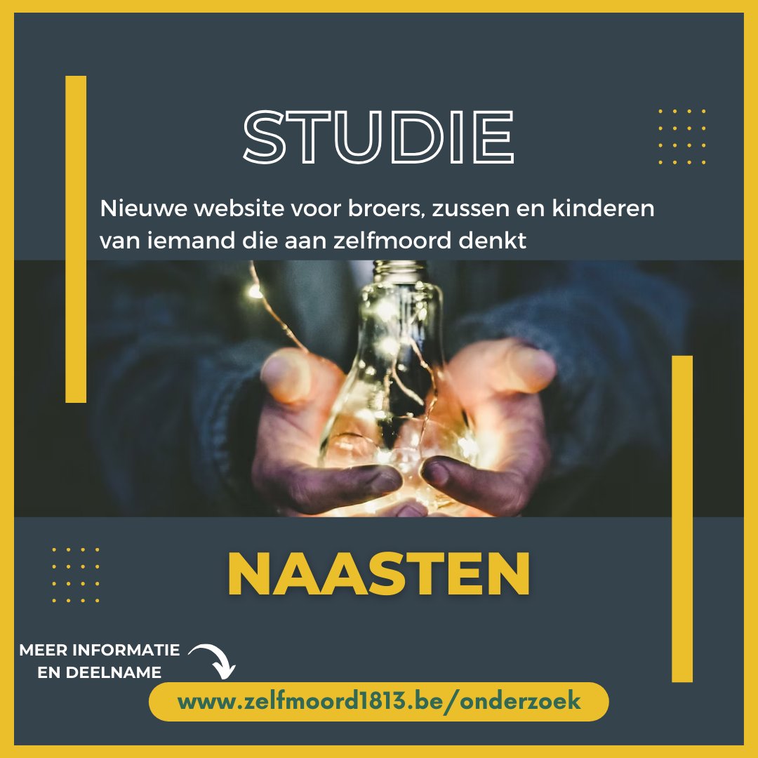 VLESPtweet's tweet photo. Denkt jouw broer, zus of ouder aan zelfdoding? 
Ontdek onze nieuwe website en geef je mening! 
Meer informatie op https://t.co/HTIiCN5q4O https://t.co/ylIdpXSgIk